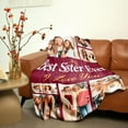 thumbnail image 4 of Custom Blanket with Photos/Text, Personalized Picture Blanket Throw Using My Own Photos, Customized Memorial Mothers for Mom Dad Family Friends - 4 Size (1 Photo W/Text), 4 of 4