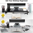 thumbnail image 5 of YANI- 23" Monitor Stand Riser With Storage Organizer For Office Accessories Home Pc, 5 of 6