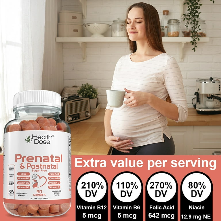 Health Dose Prenatal Postnatal Vitamins For Pregnant And