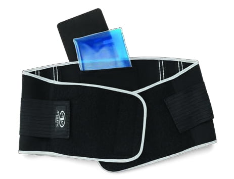 Athletic Works Hot & Cold Waist Trimmer Belt, with Hot Cold Pack and lumbar insert for support