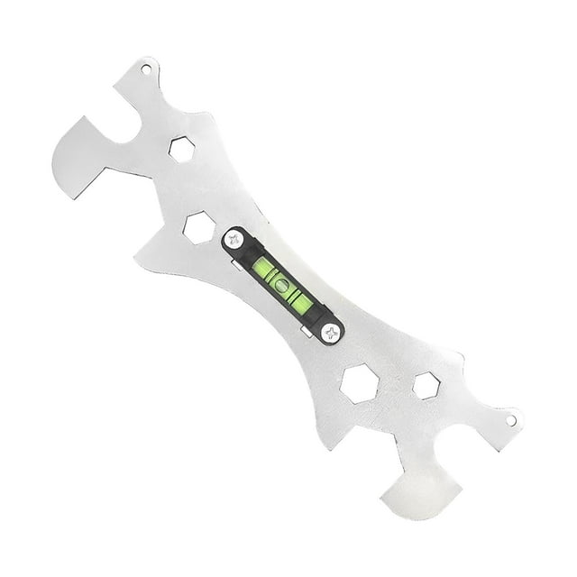jinwen Clé de Nivellement d'Angle avec Outils Universels de Niveau Outil de Clé de Douche à Angle Incurvé