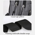 thumbnail image 5 of Chest Bag for Men, Hands-Free Running Fanny Pack, Lightweight Sports Waist Pack with Multiple Pockets, Water-Resistant Crossbody Bag for Travel Hiking, 5 of 7