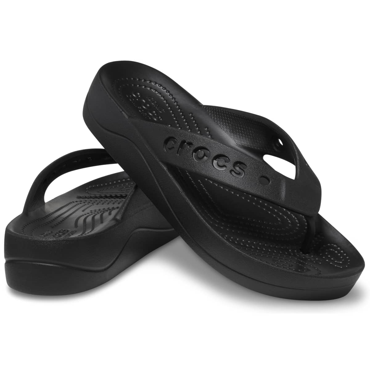 Crocs Women's Baya Flip Flop Platform Sandals photo 2