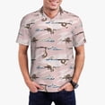 thumbnail image 1 of Fotbe Cloud Sloth Camiseta Polo de Golf para Hombre con Estampado – Camisa Deportiva Transpirable con Cuello Abotonado-Small, 1 of 6