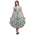 thumbnail image 1 of Bimba Robe Midi Bohème Sans Manches Imprimée Tie-Dye pour Femmes - TTTG, 1 of 1