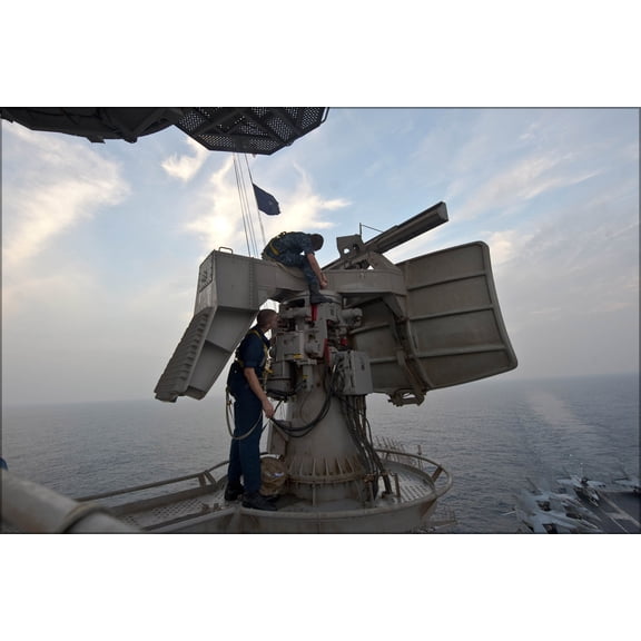 24"x36" Gallery Poster, SPN-43 radar aboard aircraft carrier USS John C. Stennis (CVN 74)