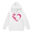 thumbnail image 4 of Mercatoo Cute Heart Butterfly Hoodies for Teen Girls Oversized Pullover Hoodies Long Sleeve Fall Winter 𝐇ooded Sweatshirts, 4 of 5