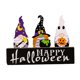 thumbnail image 5 of Figuras lindas de adorno de Halloween para estatuas de jardín al aire libre colgantes de dormitorio Estilo B BLESIY Estatuilla de madera de Halloween, 5 of 8