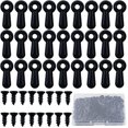 thumbnail image 1 of Juego de sujetadores de botón giratorio para marcos de fotos, 100 piezas, clips de respaldo para marcos de fotos, clips de hardware para marcos de fotos con 100 piezas de tornillos para manualidades,, 1 of 5