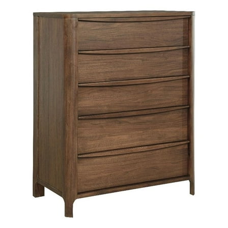 Maderia 5-drawer Chest of Drawers Walnut