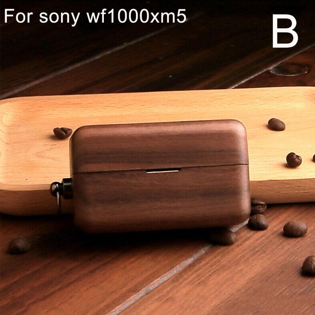 Wooden Earphones Case For WF-1000XM4 Charging Case New U4 Cover Wood T3H6