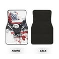 thumbnail image 6 of Junzan American Flag Eagle Art for Car Floor Mats,Car Carpet Mats Car Interior Protection with Anti-Slip Backing Car Accessories Fit for SUV/Vans/Sedans/Trucks,Set of 4pcs, 6 of 7