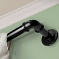 thumbnail image 2 of InStyleDesign  Modern Industrial Steel Pipe 1-inch Dia. Adj Curtain Rod, 2 of 5