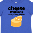thumbnail image 4 of Inktastic Cheese Makes Everything Better Boys or Girls Toddler T-Shirt, 4 of 5