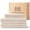 Beige, variant on EMONIA Queen Bed Sheet Set 4-Piece with 14" Deep Pocket, Hotel Luxury Super Soft & Breathable Polyester Washed Cotton Fabric (Dark Gray)