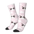 thumbnail image 1 of Fotbe Cute Panda Calcetas Largas con Estampado para Hombre y Mujer – Calcetas de Compresión Transpirables y Elásticas, Viajar y Uso Diario Talla 5-11, 1 of 6