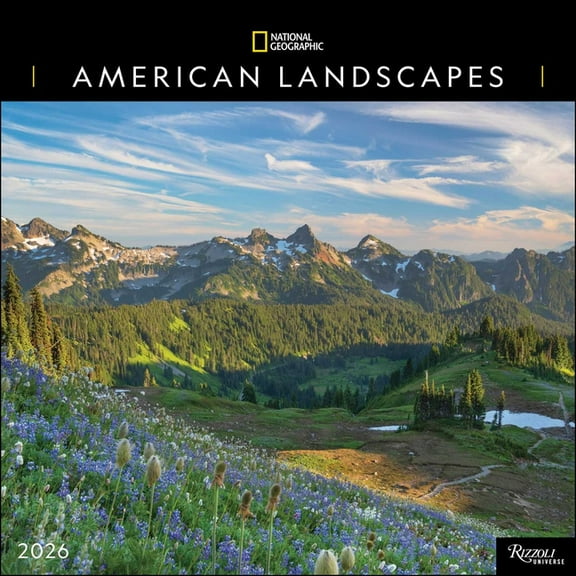 National Geographic: American Landscapes 2026 Wall Calendar, (Paperback)
