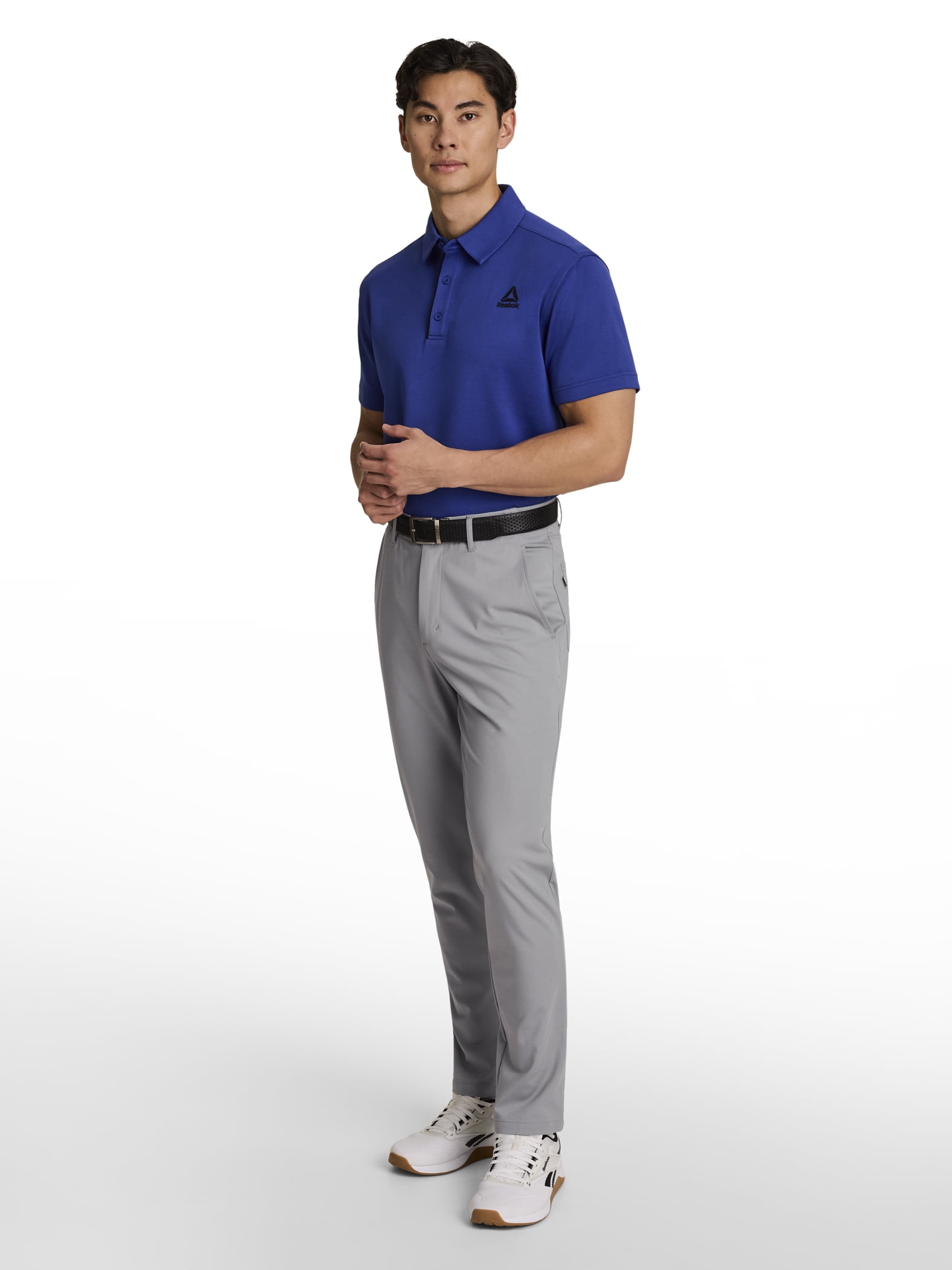 Reebok Men's and Big Men's Performance Polo Shirt, Sizes XS-5XL