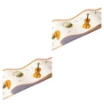 thumbnail image 2 of Guardoinrt Waterproof Wallpaper Border Living Space With Style Instantly Change Look Of Room PVC Creative Light yellow axe 2Set, 2 of 6