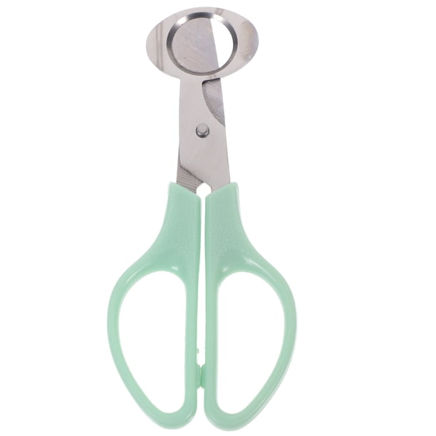 Tijeras para cortar huevos de codorniz, abridor de huevos de aves, cortador de cocina de acero inoxidable