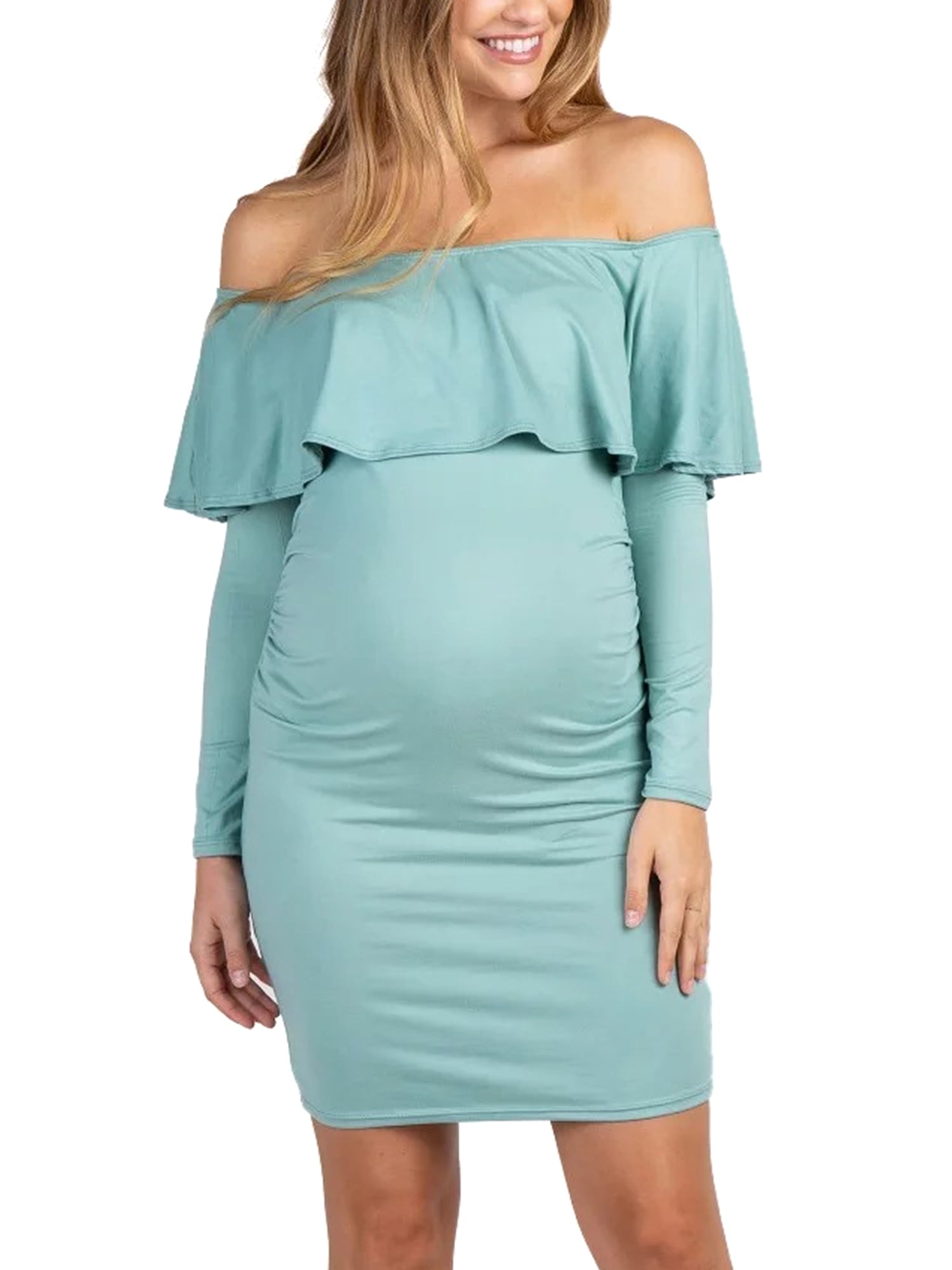 midi casual maternity dresses