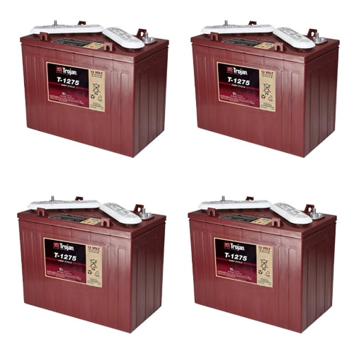 Trojan T1275 12 Volt, 150 AH Deep Cycle Battery 4 Pack