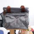 thumbnail image 3 of Bolsa de almuerzo con aislamiento para hombres, mujeres, resistente con correa para el hombro ajustable, 3 of 9