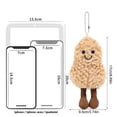thumbnail image 2 of Jellycat Peanut Plush Toy Soft Stuffed Doll Jelly Cat Collectible Smile Face Groundnut Plushies for Kids Gift, 2 of 2