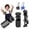 Black, variant on Tall Stair Gauges for Framing, Hexagonal Stable Lock with Holder & Hook for Carpentry & Circular Saw, for Framing Speed