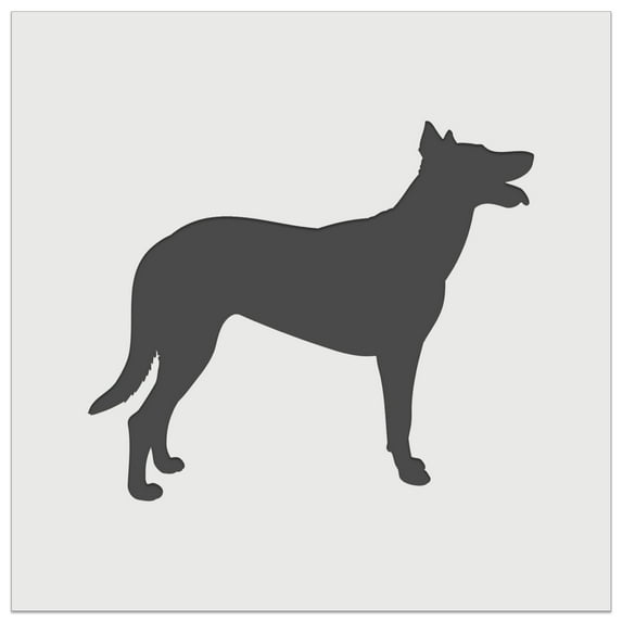 Beauceron Dog Solid DIY Cookie Wall Craft Stencil - 4.5 Inch