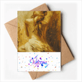 thumbnail image 1 of Blonde Back Babe Girl Pretty Gal Welcome Back Greeting Cards Envelopes Blank, 1 of 3