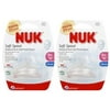 NUK Replacement Silicone Spout, Clear Pack of 2