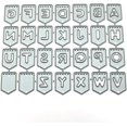 thumbnail image 1 of Troqueles de corte de Metal de 26 letras para álbum de recortes, troqueles de corte a mano Diy para hacer tarjetas T-x, 1 of 2