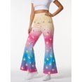 thumbnail image 2 of Girls Flare Pants, Girls Flared Bell Bottom Pants, Wide Leg Casual Trousers for Girls Ages 3-13Y, Comfortable All Season Girls Pants, 2 of 6