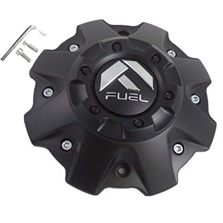 Fuel Wheels Matte Black Wheel Center Caps Set of 4# 1001-81MB
