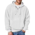 thumbnail image 7 of Mens Waffle Sweatshirts Quarter Zip Long Sleeve Hoodie Oversized Casual Loose Fit Hooded Sweatshirt Spring 2026 Outfit, 7 of 7