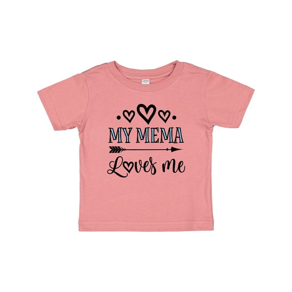 Inktastic My Mema Loves Me Girls Girls Baby T-Shirt