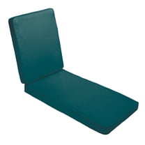 Sorra Home Teal Indoor/Outdoor Hinged Cushion, Corded