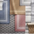thumbnail image 6 of Home Dynamix Tripoli Julie Modern Border Indoor/Outdoor Area Rug, Brown/Ivory, 7'10"x10'2", 6 of 9