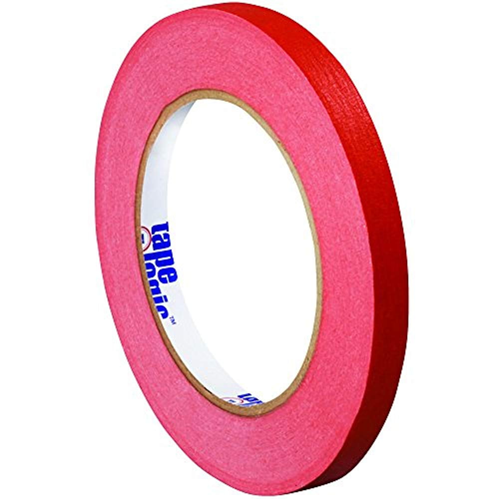 Tape Logic Masking Tape Red 1/2" x 60 Yard Roll (72 Roll/Case)