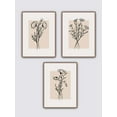 thumbnail image 3 of 3pcs Floral Pattern Unframed Painting, Abstract Wall Art Prints For Home Decor, 3 of 5