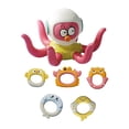 thumbnail image 1 of Floating Ring Set for and Toddler Bath with Five Colorful Toys for Water Play Learning, 1 of 6