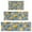 Yellow Lemon Fruit-1, variant on Yellow Lemon Fruit Slices White Pattern Kitchen Rugs Sets Of 3,Kitchen Runner Rugs Non Skid Washable,Decorative Kitchen Floor Mats for Kitchen,Sink,Laundry,17"x30"+ 17"x47" + 17"x59"
