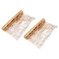 thumbnail image 4 of Metallic Table Runner, 2Pcs Metallic Mesh Table Runner Stylish Easy To Use DIY Glitter Sequin   for Birthday Black,Gold,Rose Gold, 4 of 7