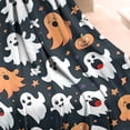 thumbnail image 3 of Dark Halloween Ghosts Pumpkins and Stars Blanket,Comfortable Soft Flannel Throw Blanket,All Season,Warm Lightweight Blankets for Sofa Bed Couch Living Room Chair,50"x60", 3 of 4