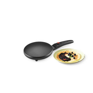 Navaris Mini Pancake Pan - 7-Section Pancake Maker for 3 Pancakes - 10 58 Diameter Nonstick Griddle - Skillet for Stove Frying E