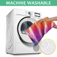 thumbnail image 6 of Colorful Rainbow Tie Dye Spiral Pattern Square Tablecloth,Waterproof Square Table Cover,Wipeable Spillproof Washable Table Cover for Home Kitchen Party Decor 42"X42"(107x107cm), 6 of 6