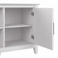 thumbnail image 6 of Bush Furniture Key West TV Stand for 70 Inch TV with Coffee Table and End Tables in Pure White Oak, 6 of 7