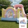 thumbnail image 3 of Brincolín Inflable Rainbow Dreams + Soplador Pvc Resistente, 3 of 5
