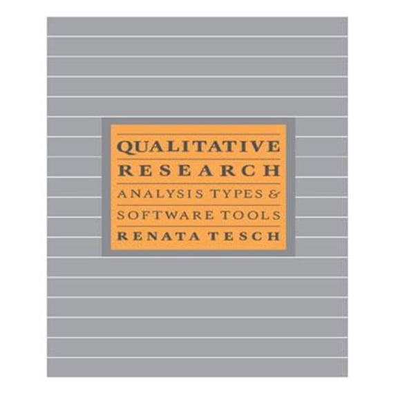 Pre-Owned Qualitative Research: Analysis Types and Software, (Paperback)